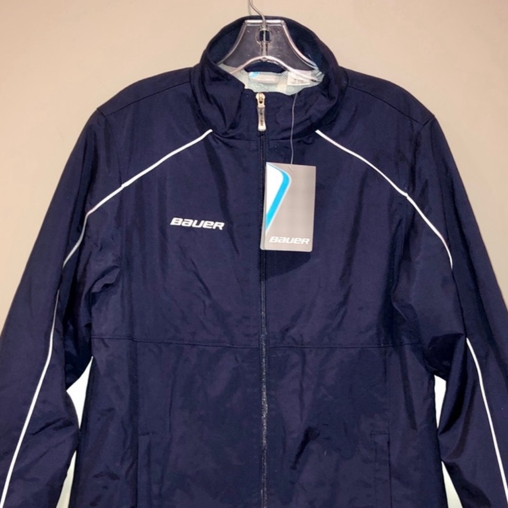 NWT Bauer Navy Warmup Jacket